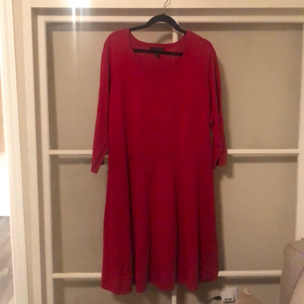 Red Sweater Dress